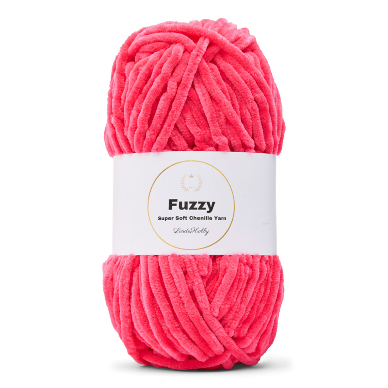 LindeHobby Fuzzy Chenille 21 Rosa azúcar oscuro