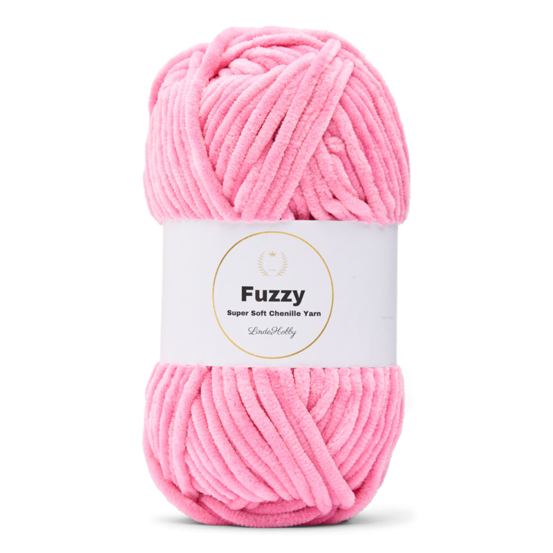 LindeHobby Fuzzy Chenille 14 Rosa oscuro