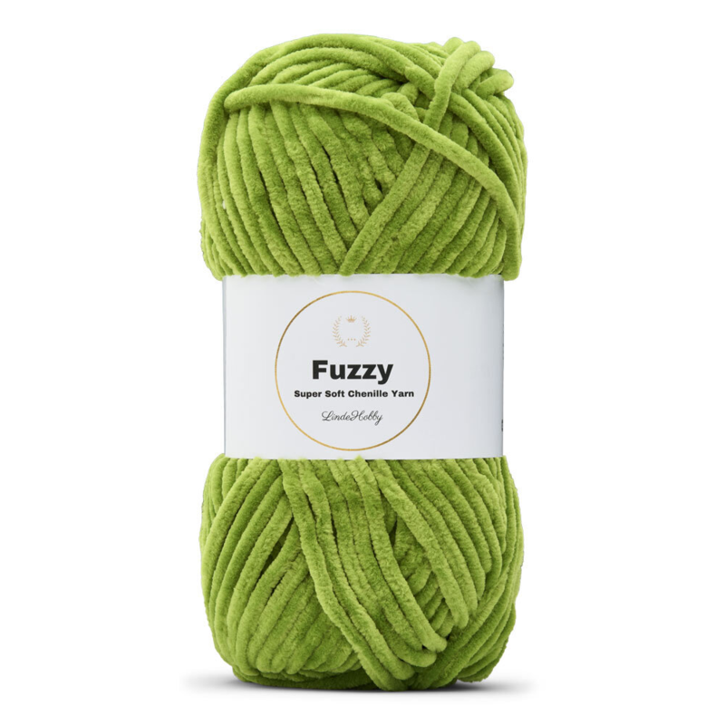 LindeHobby Fuzzy Chenille 32 Verde pasto