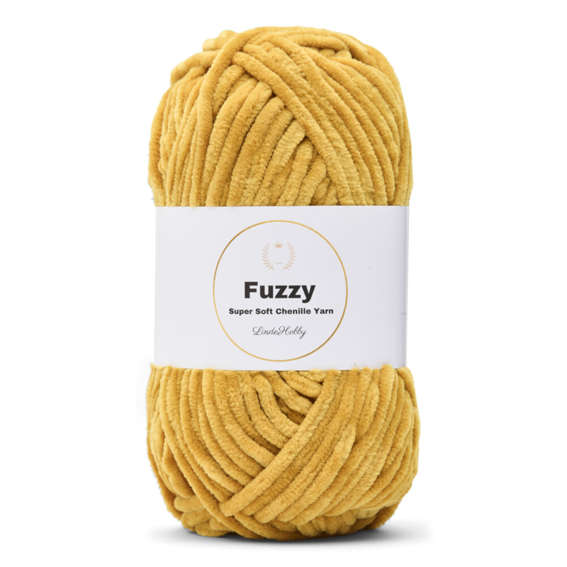 LindeHobby Fuzzy Chenille 23 Ocre dorado