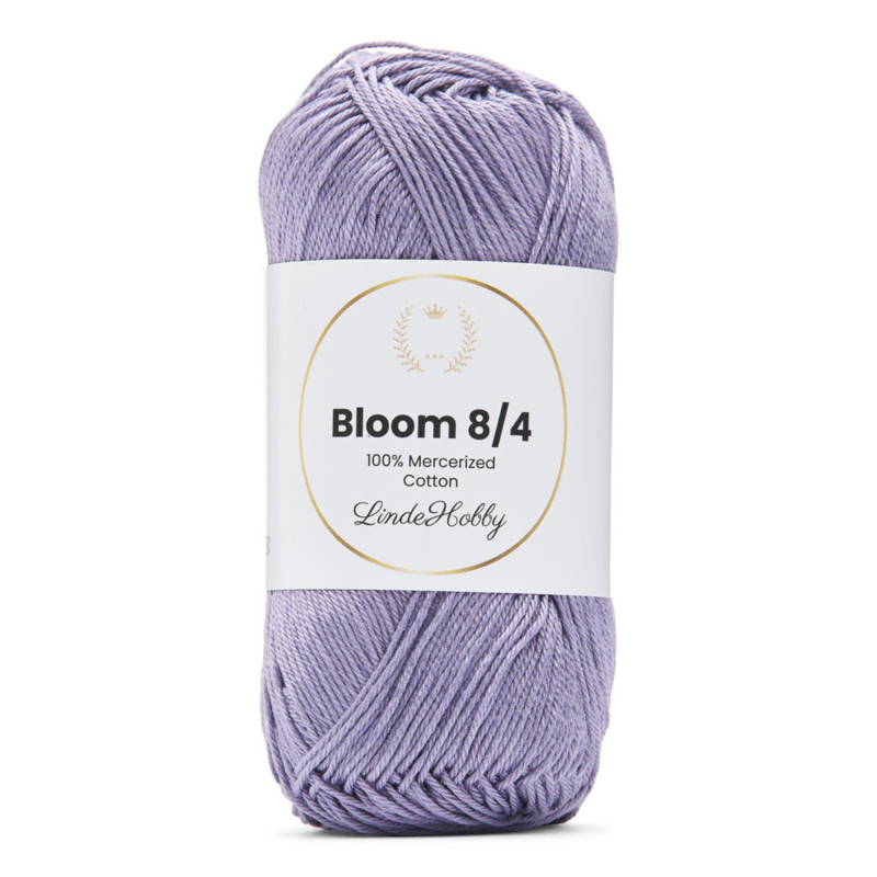 LindeHobby Bloom 8/4 Mercerized Cotton 12 Lila claro