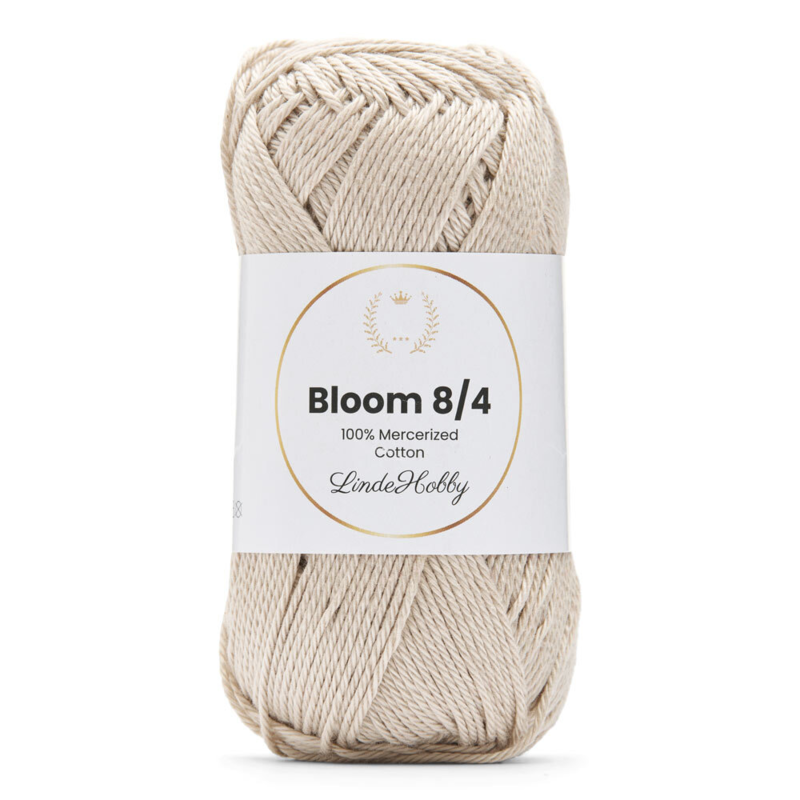 LindeHobby Bloom 8/4 Mercerized Cotton 39 Gris perla