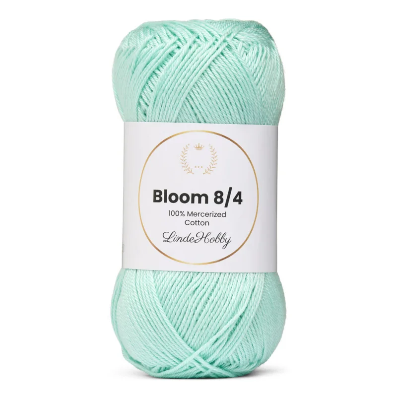 LindeHobby Bloom 8/4 Mercerized Cotton 37 Menta pastel