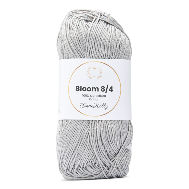 LindeHobby Bloom 8/4 Mercerized Cotton 03 Gris
