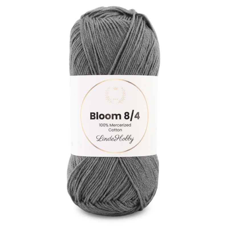 LindeHobby Bloom 8/4 Mercerized Cotton 04 Ahumado