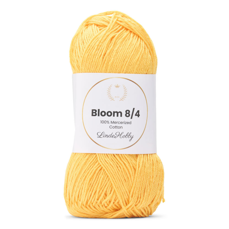 LindeHobby Bloom 8/4 Mercerized Cotton 22 Amarillo