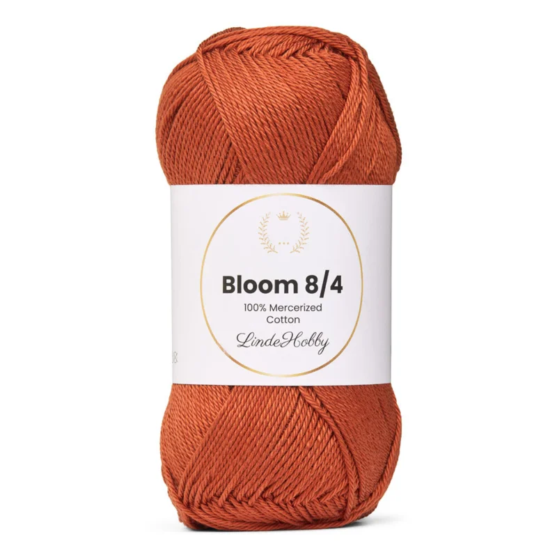 LindeHobby Bloom 8/4 Mercerized Cotton 36 Color ladrillo
