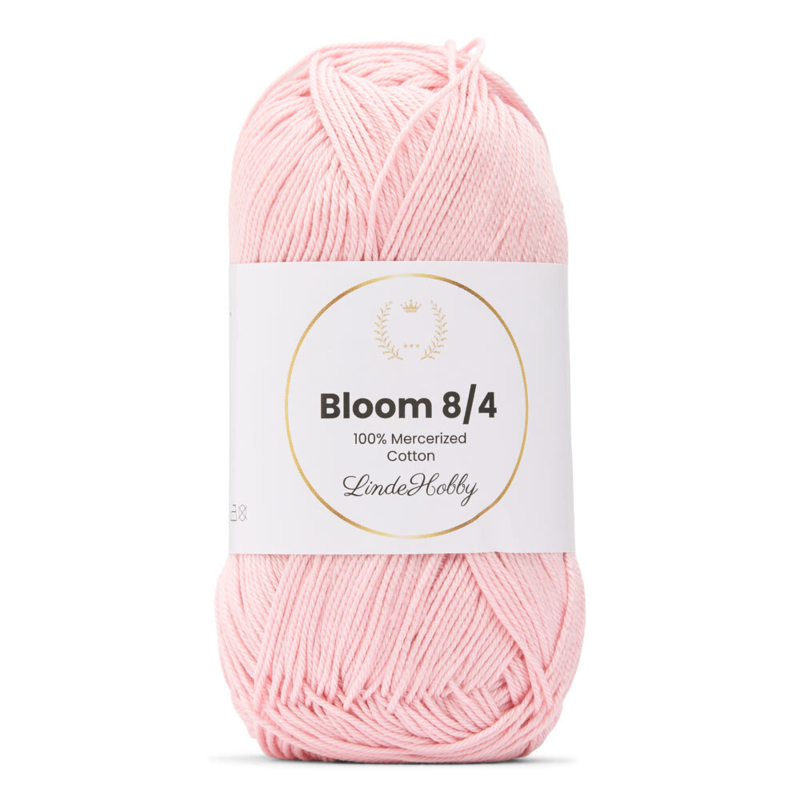 LindeHobby Bloom 8/4 Mercerized Cotton 09 Rosa claro