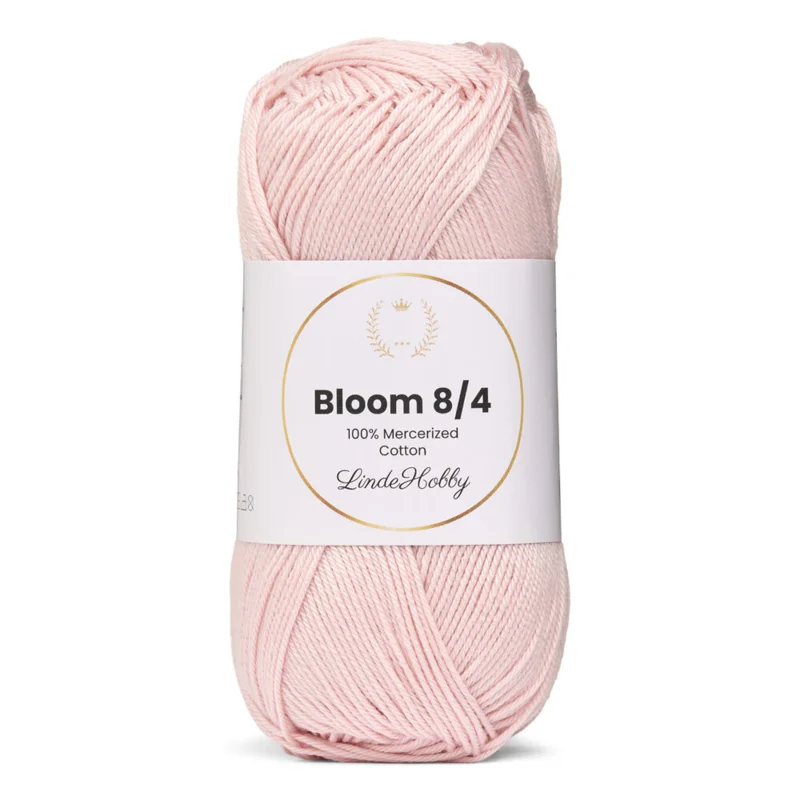 LindeHobby Bloom 8/4 Mercerized Cotton 31 Rosa pastel