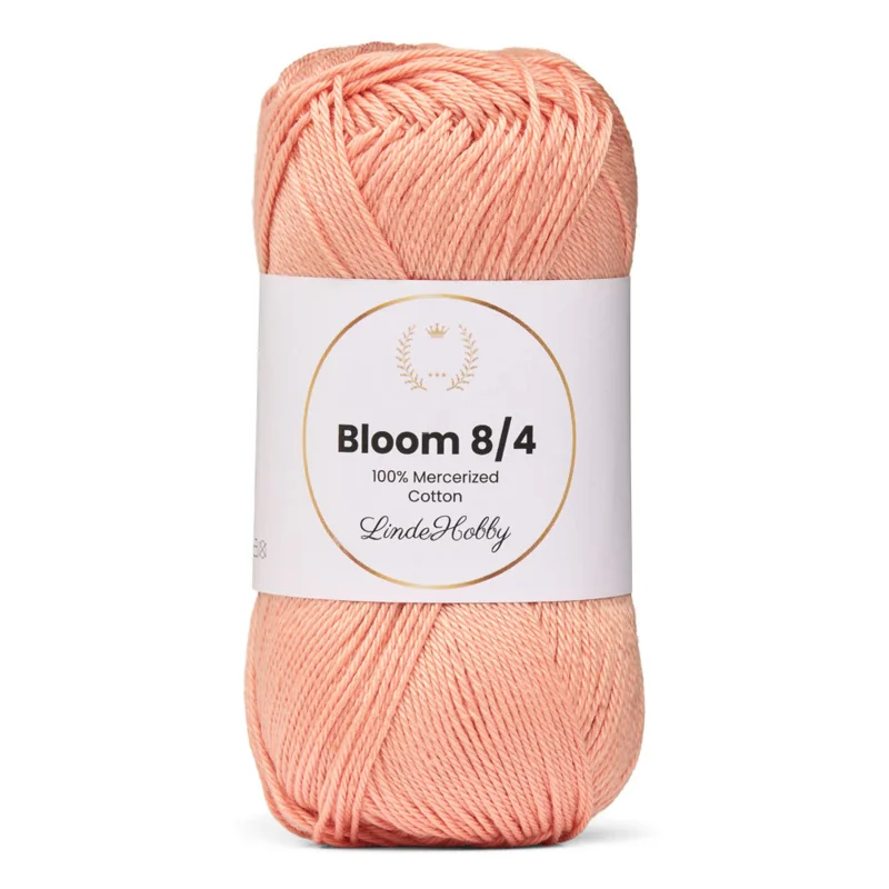 LindeHobby Bloom 8/4 Mercerized Cotton 32 Albaricoque