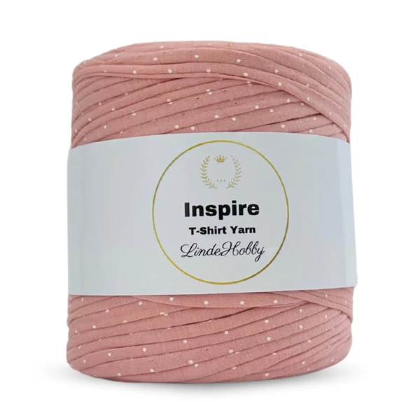 LindeHobby Inspire Print 62 Melocotón con lunares blancos