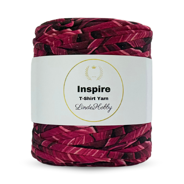 LindeHobby Inspire Print 141 Rojo con flores