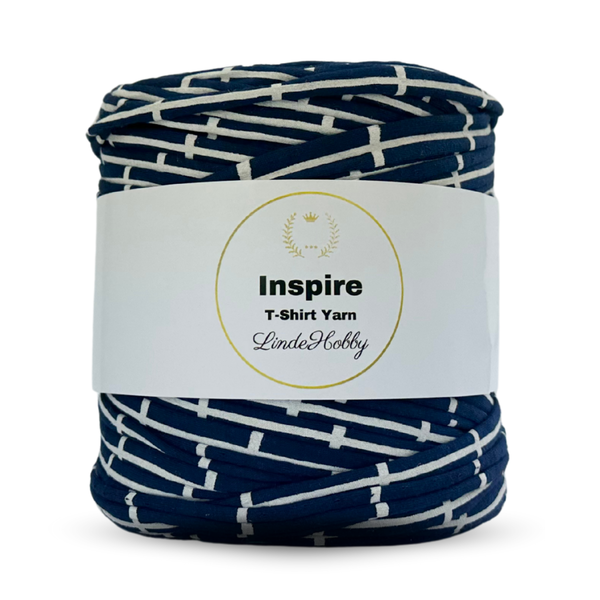 LindeHobby Inspire Print 35 Azul oscuro con estampado blanco