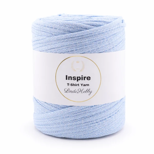 LindeHobby Inspire Print 36 Azul claro con efecto jaspeado blanco