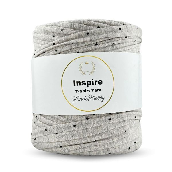 LindeHobby Inspire Print 14 Gris con lunares negros