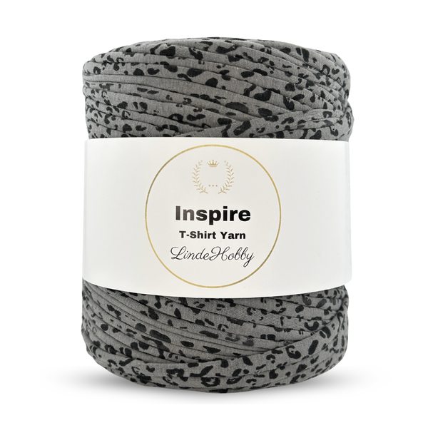 LindeHobby Inspire Print 124 Gris con estampado animal