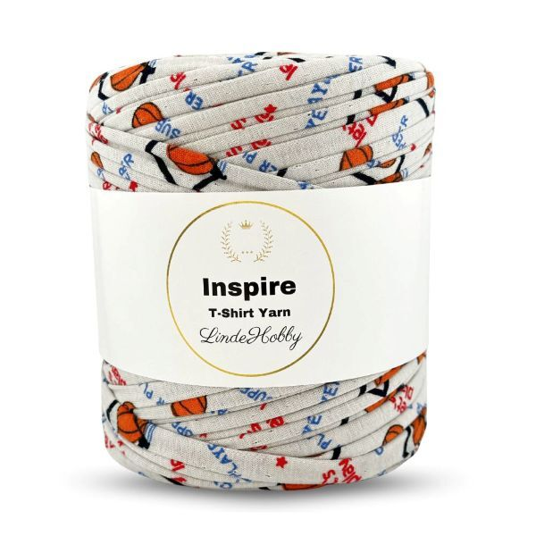 LindeHobby Inspire Print 20 Gris con balones de baloncesto