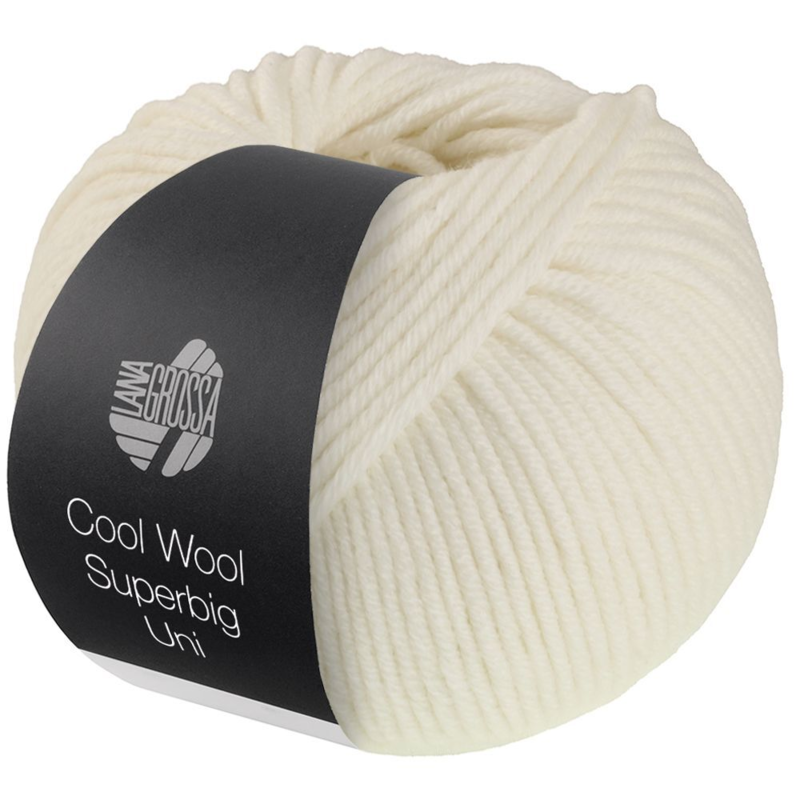 Lana Grossa Cool Wool Superbig 34 Blanco