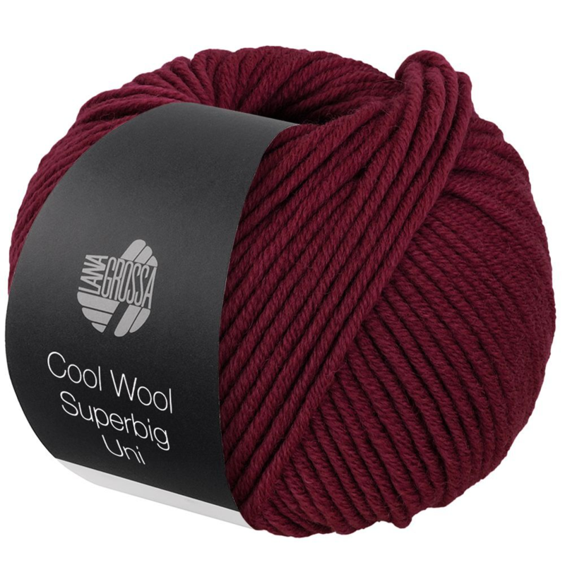 Lana Grossa Cool Wool Superbig 6 Rojo vino