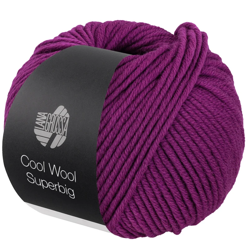Lana Grossa Cool Wool Superbig 47 Rojo violeta