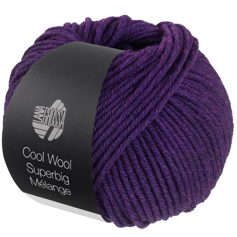 Lana Grossa Cool Wool Superbig 204 Violeta jaspeado