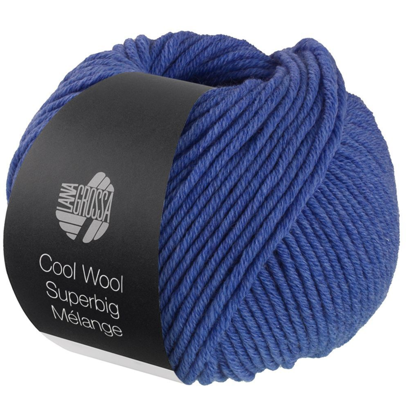 Lana Grossa Cool Wool Superbig 207 Azul jaspeado