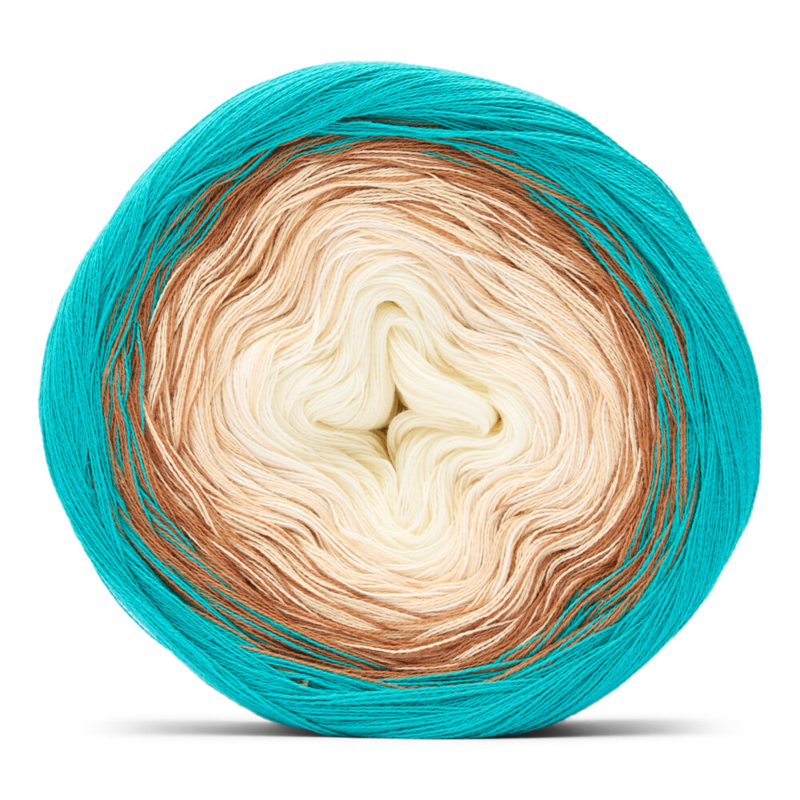 LindeHobby Lily Cotton Cake 16 Costa turquesa