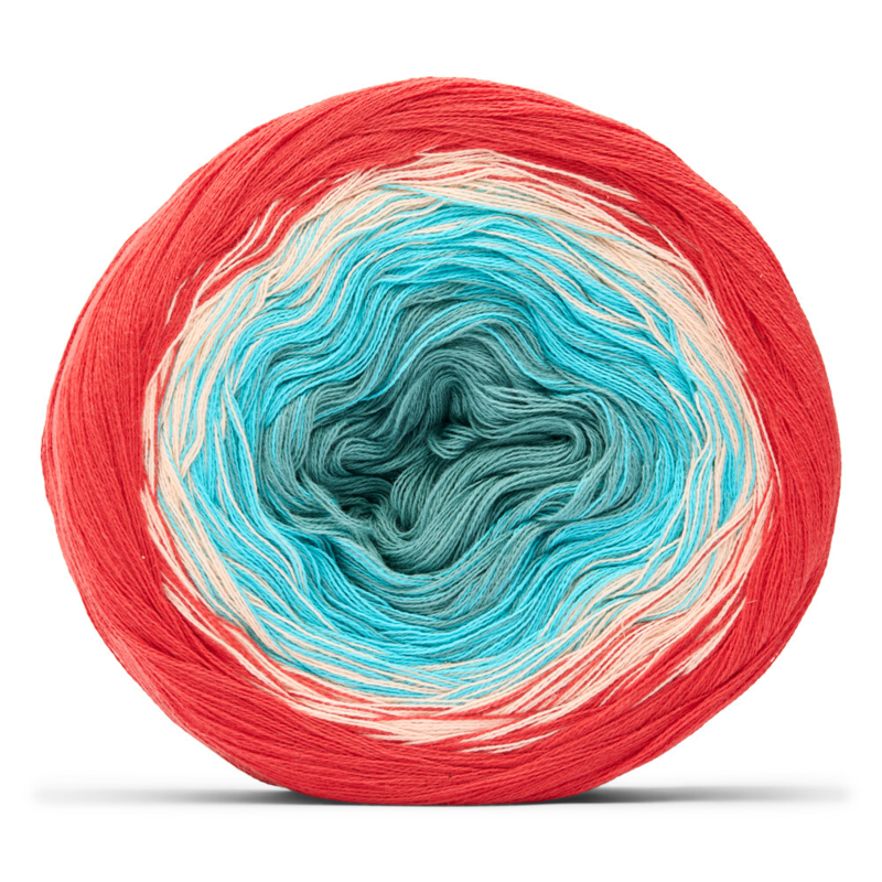 LindeHobby Lily Cotton Cake 14 Coral rojo