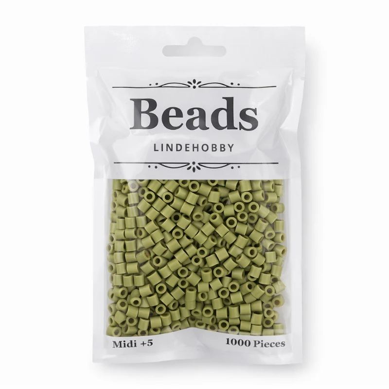 LindeHobby Beads 80 Verde oliva oscuro