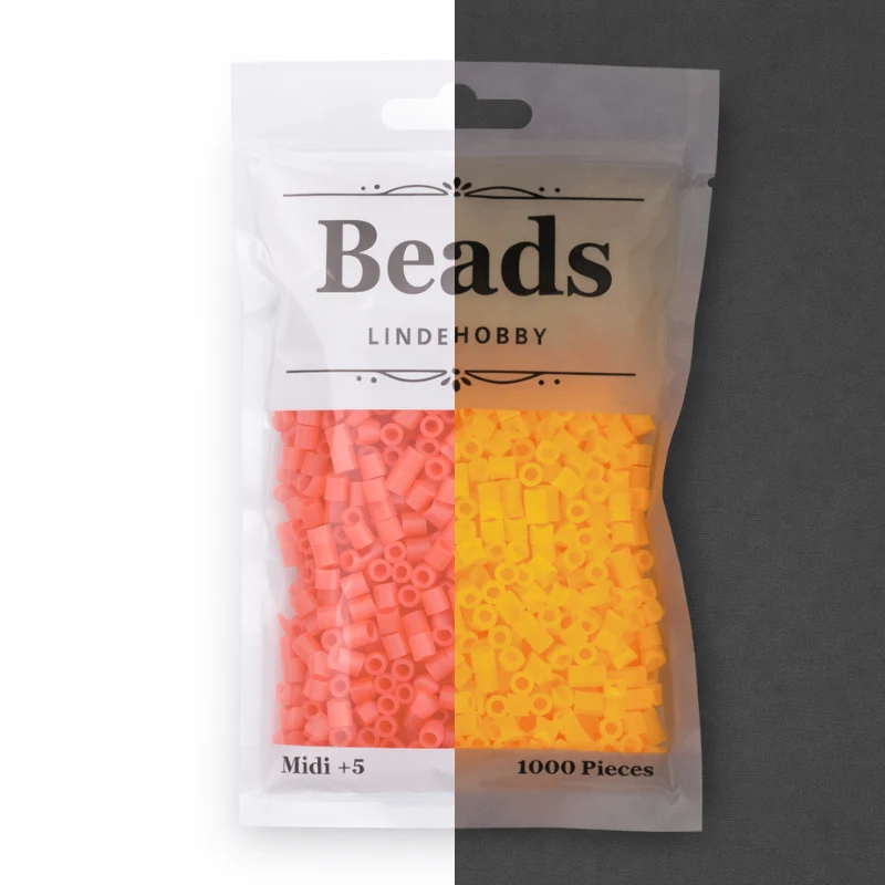 LindeHobby Beads Glow 07 Rojo