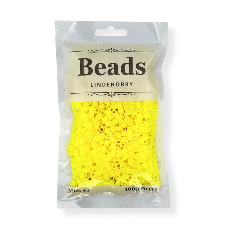 LindeHobby Beads Neon 03 Amarillo