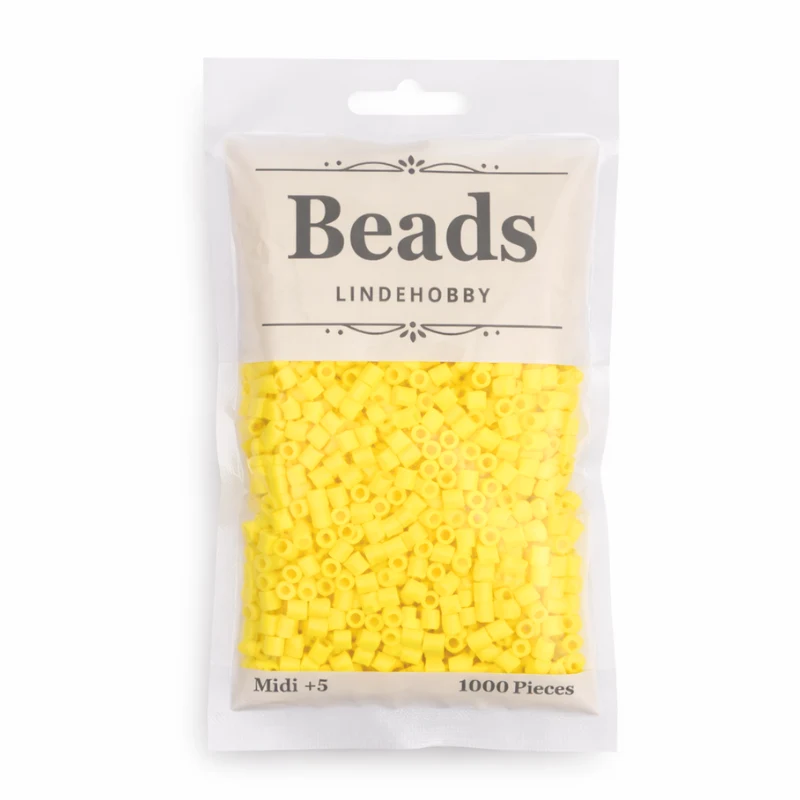 LindeHobby Beads Neon 03 Amarillo