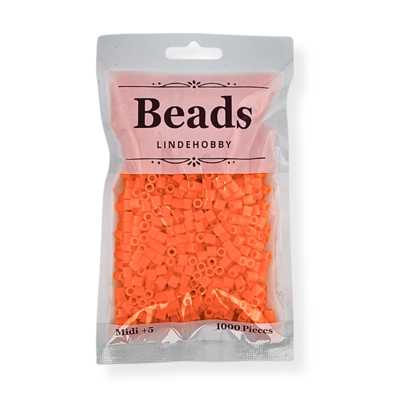 LindeHobby Beads Neon 01 Naranja