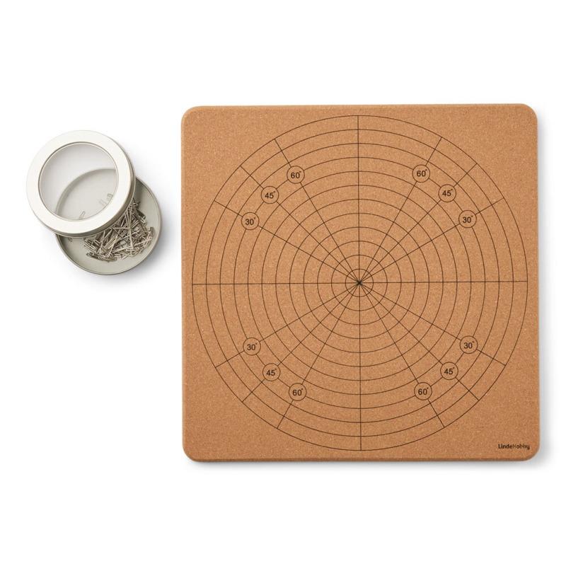 LindeHobby Alfombrilla de Bloqueo, Corcho, 30x30 cm