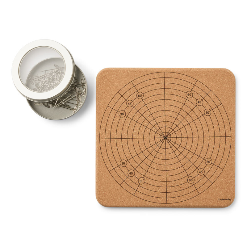 LindeHobby Alfombrilla de Bloqueo, Corcho, 20x20 cm