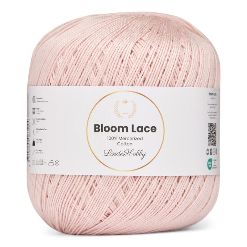 LindeHobby Bloom Lace Mercerized Cotton 31 Rosa pastel