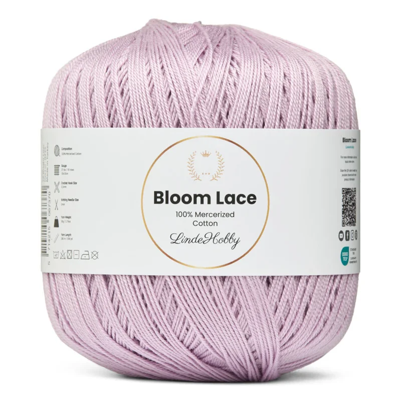 LindeHobby Bloom Lace Mercerized Cotton 26 Lila brillante