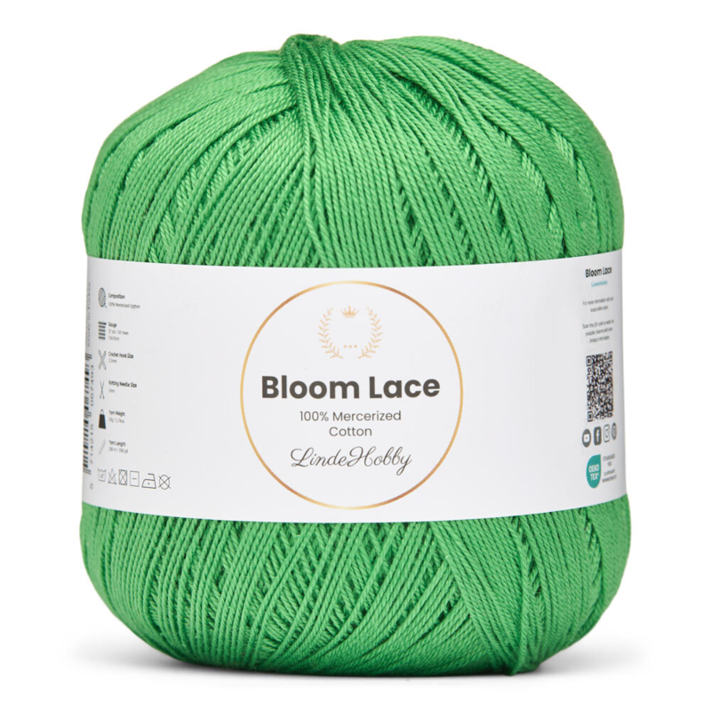 LindeHobby Bloom Lace Mercerized Cotton 38 Verde