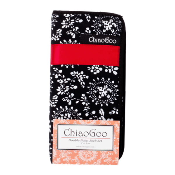 ChiaoGoo Juego de Agujas de Doble Punta de Acero Inoxidable, 15 cm (2.00-3.25 mm)