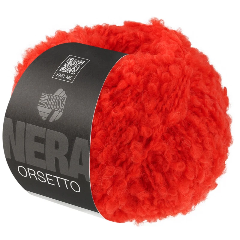 Lana Grossa Orsetto 17 Rojo brillante