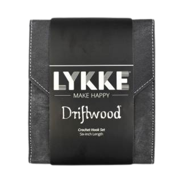 LYKKE Juego de Ganchillos Driftwood, Gris, 15 cm