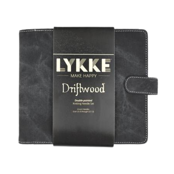 LYKKE Juego de Agujas de Doble Punta Driftwood, Gris, 15 cm (4.00-9.00 mm)