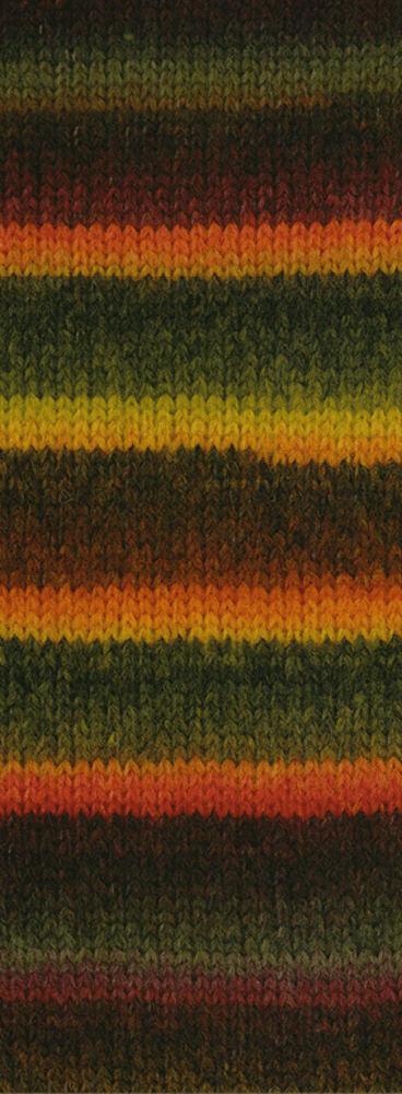 Lana Grossa Bomba 08 Ladrillo-/rojo grisáceo/marrón grisáceo/antracita/gris oscuro/oliva/verde grisáceo