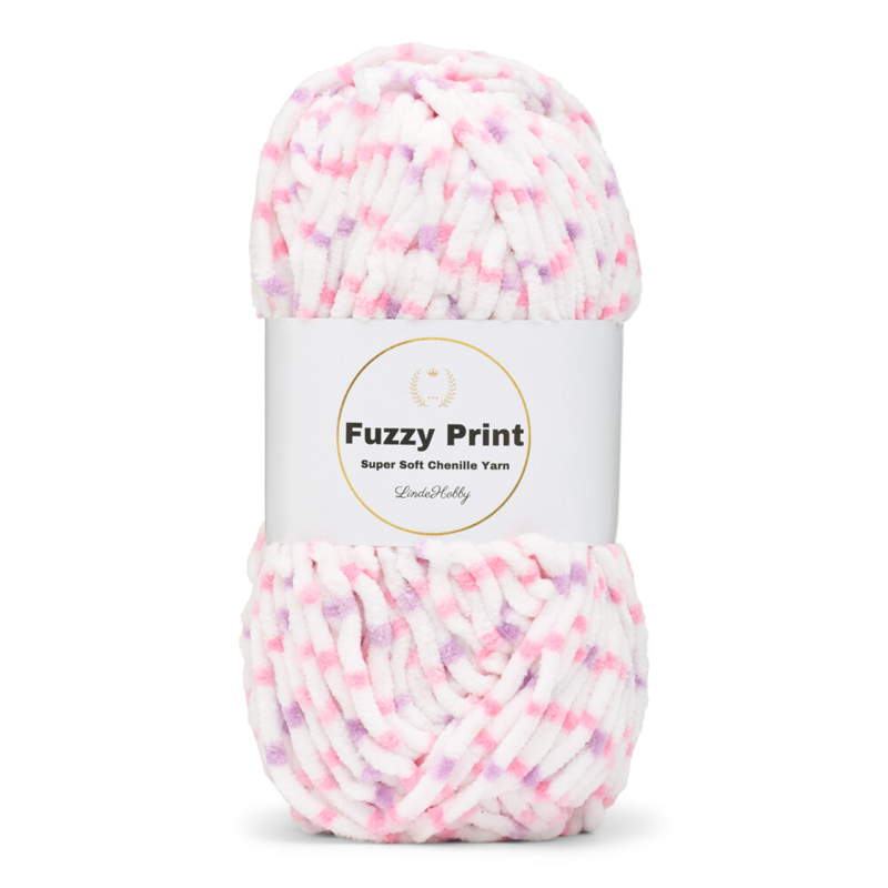 LindeHobby Fuzzy Chenille Print 03 Cuento de hadas