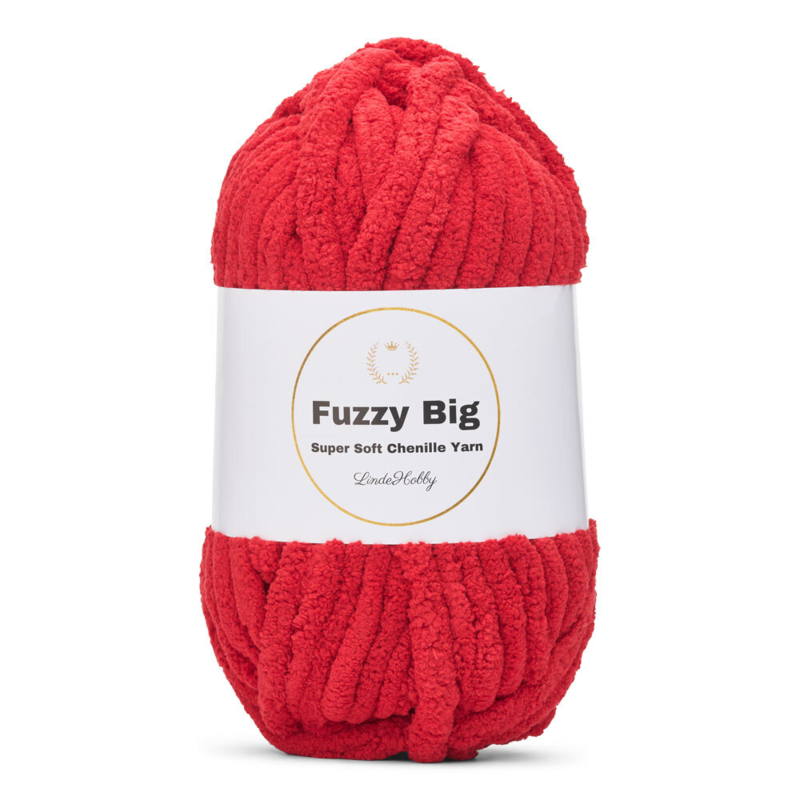LindeHobby Fuzzy Chenille BIG 27 Rubí