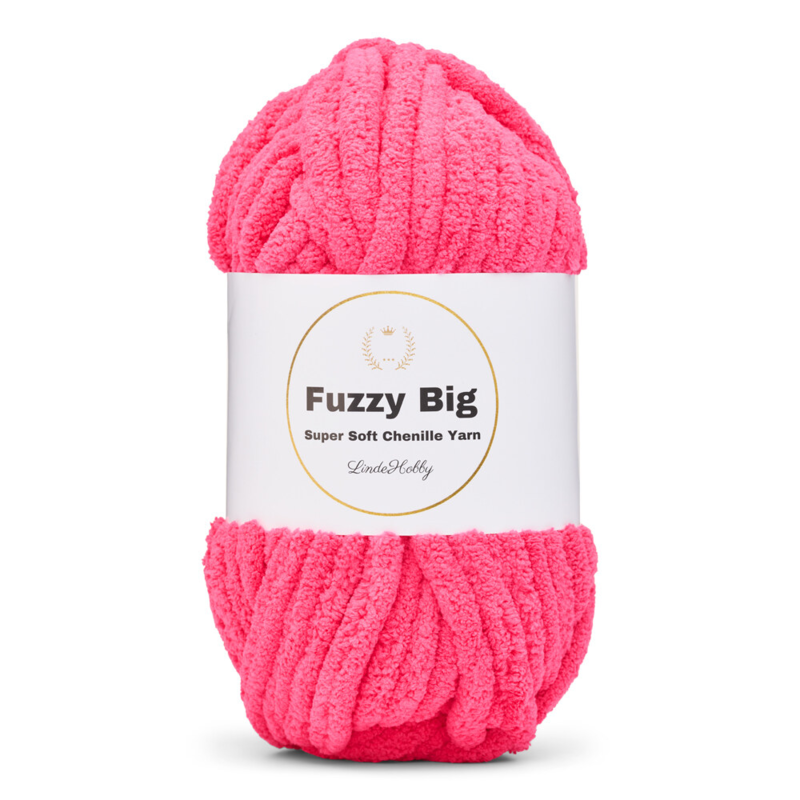 LindeHobby Fuzzy Chenille BIG 21 Rosa azúcar oscuro
