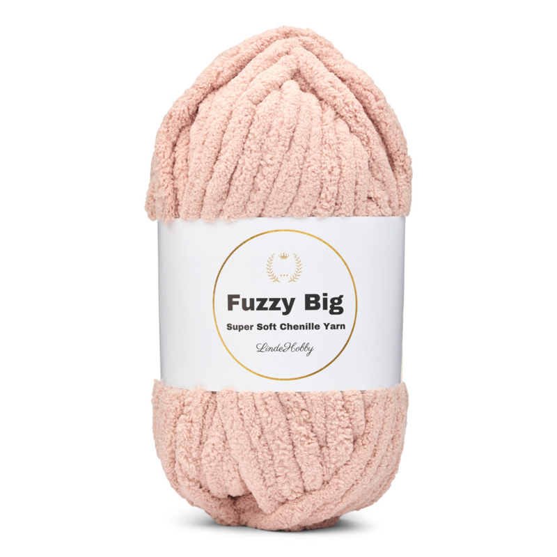 LindeHobby Fuzzy Chenille BIG 24 Beige rubo
