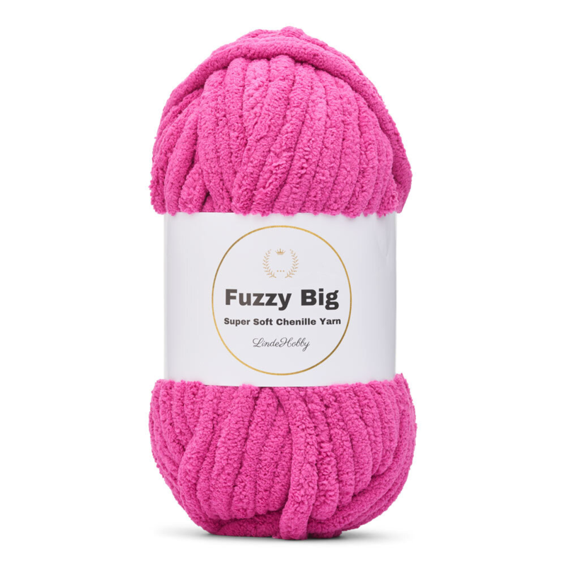LindeHobby Fuzzy Chenille BIG 44 Fucsia claro