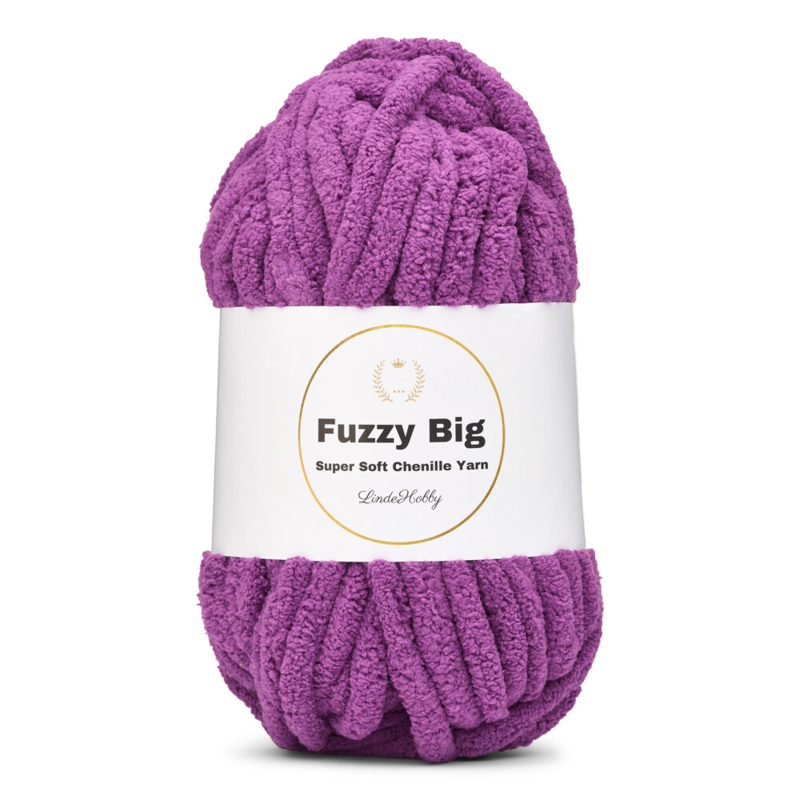 LindeHobby Fuzzy Chenille BIG 40 Púrpura