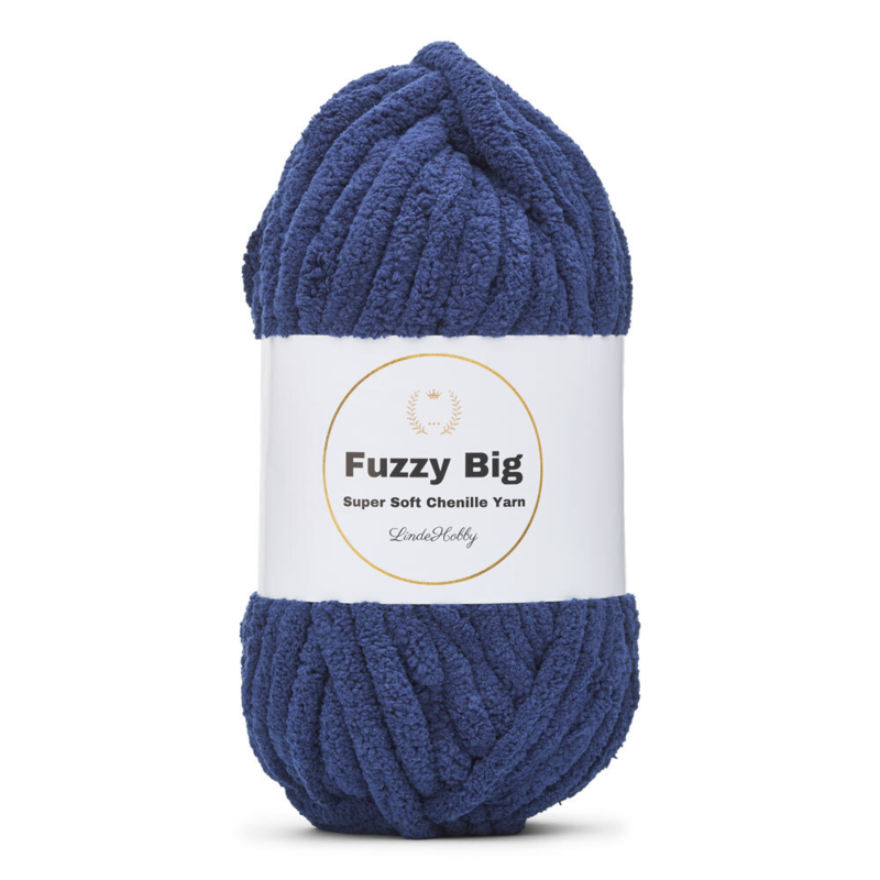 LindeHobby Fuzzy Chenille BIG 17 Azul marino